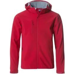 CLIQUE Basic Softshelljacke mit Kapuze Herren 35 - rot XS