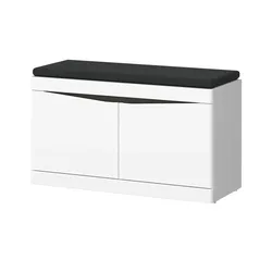 Garderobenbank  Turino Neo , weiß , Maße (cm): B: 86 H: 49 T: 39.9