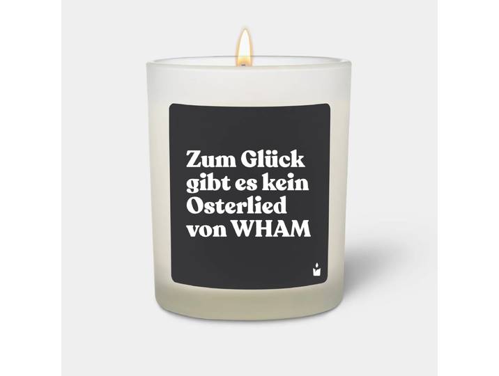 Duftkerze Flowery Zum Glück gibt es kein Osterlied von WHAM