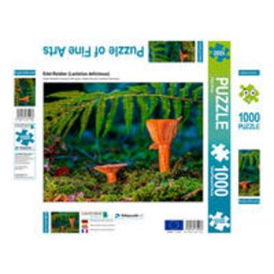 CALVENDO Puzzle Edel-Reizker (Lactarius deliciosus) 1000 Teile Puzzle quer | 1000 Teile Lege-Größe 64 × 48 cm Foto-Puzzle für glückliche Stunden