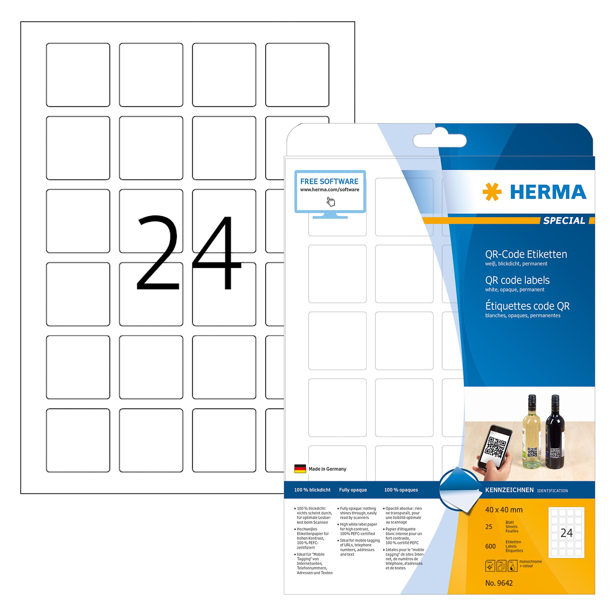 HERMA QR Code Etiketten A4 (9642)