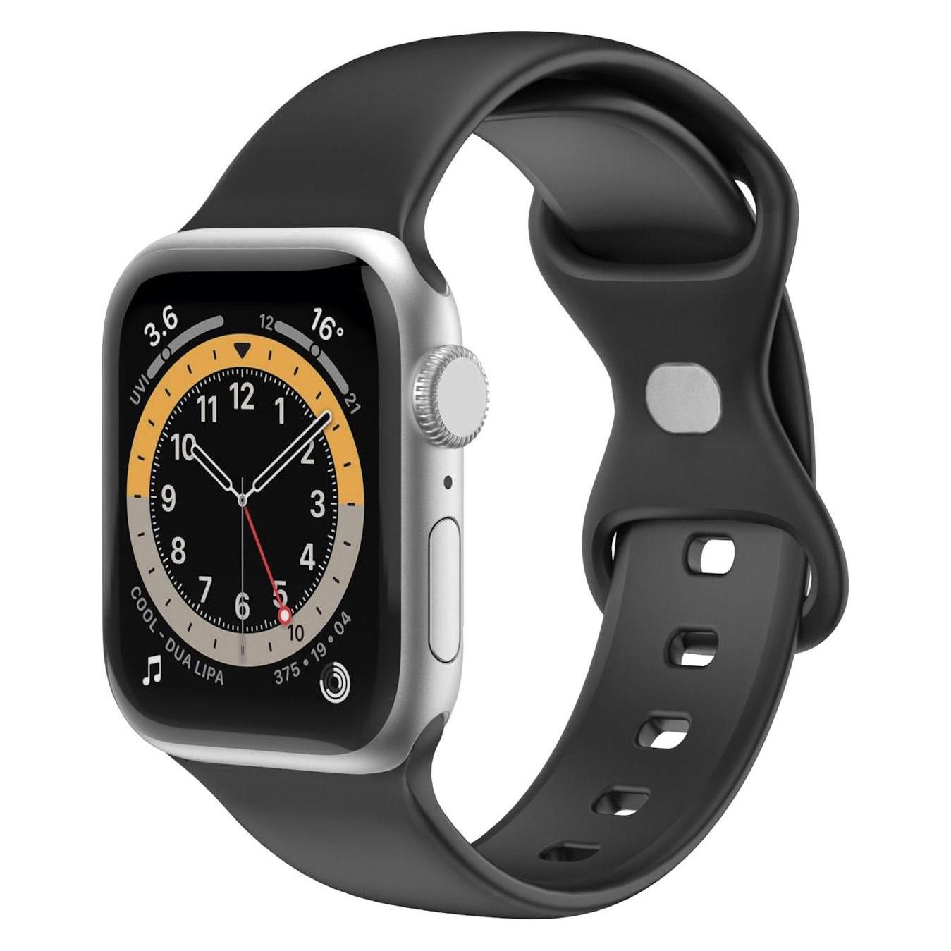 Celly 38/40/41mm Silikonarmband (Silikon) (WBANDSIL40BK)