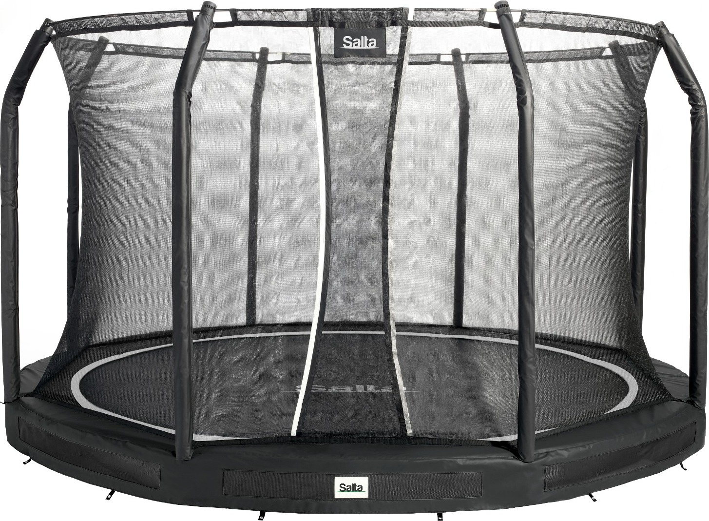 Trampoline - Premium Ground - 305 cm - Rund Schwarz