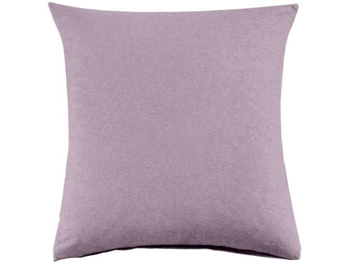 Kissenbezug Emma 65x65cm iris - Farbe: Rosa - Material: 100% Baumwoll-Flanell, Heather Melange Optik