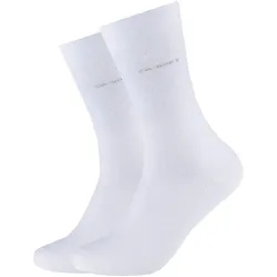 2er Pack camano Soft Crew Socken 0001 - white 35-38