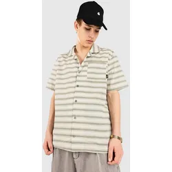 Blue Tomato Ethno Striped Linen Hemd green Gr. M