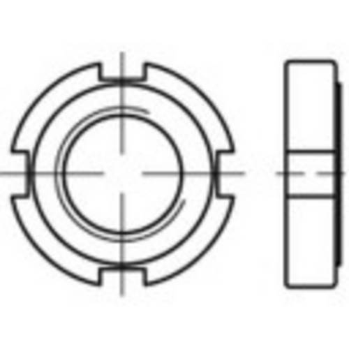 TOOLCRAFT 137215 Nutmuttern M16 DIN 1804 Stahl 10St.