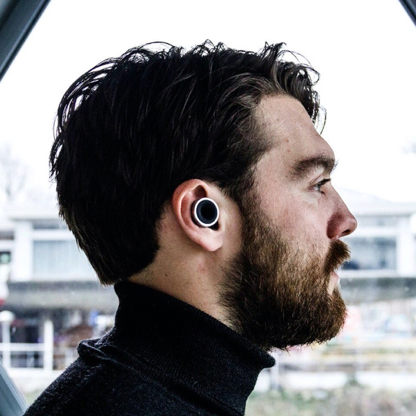 Limousine Earplugs Knops Knurled Black nero