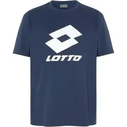 LOTTO Lotto Herren T-Shirt mit plakativem Logoprint, Größe M in Blau Blau