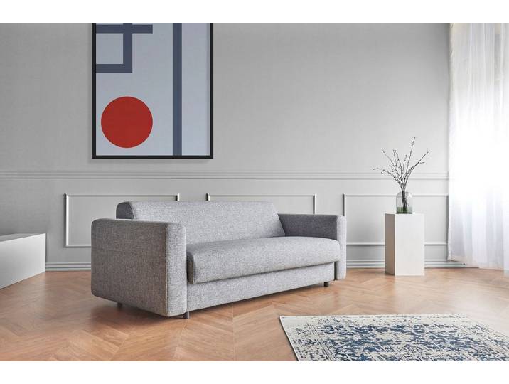 INNOVATION LIVING ™ 3-Sitzer Killian hochwertige Dauerschlaffunktion, Design und extra Komfort, innenliegende Federkernmatratze, Schlafhöhe 55cm