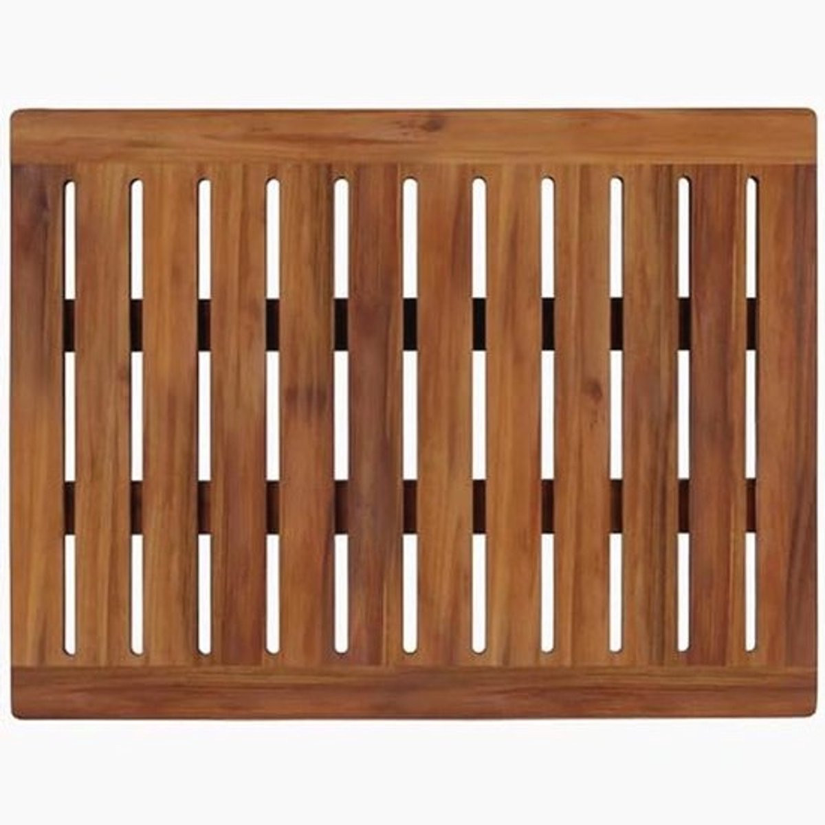 Houten antislip douchemat voor binnen en buiten 45,7 x 61 cm
