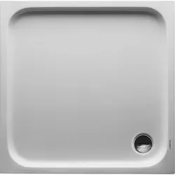 Duravit D-Code Duschwanne, 1000x1000mm, Quadratisch, Einbauversion, 720103000000000, Farbe: Weiß