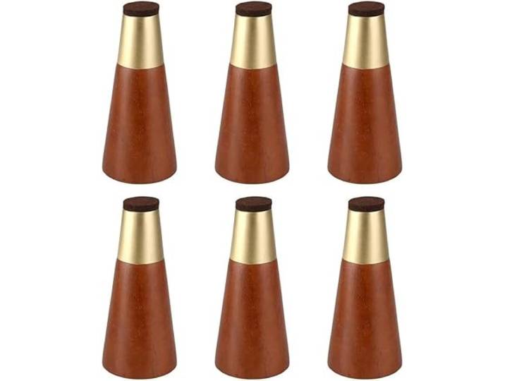 6 Stück DIY Tischbeine Sofabeine mit Montageplatte Schrauben...(18cm)