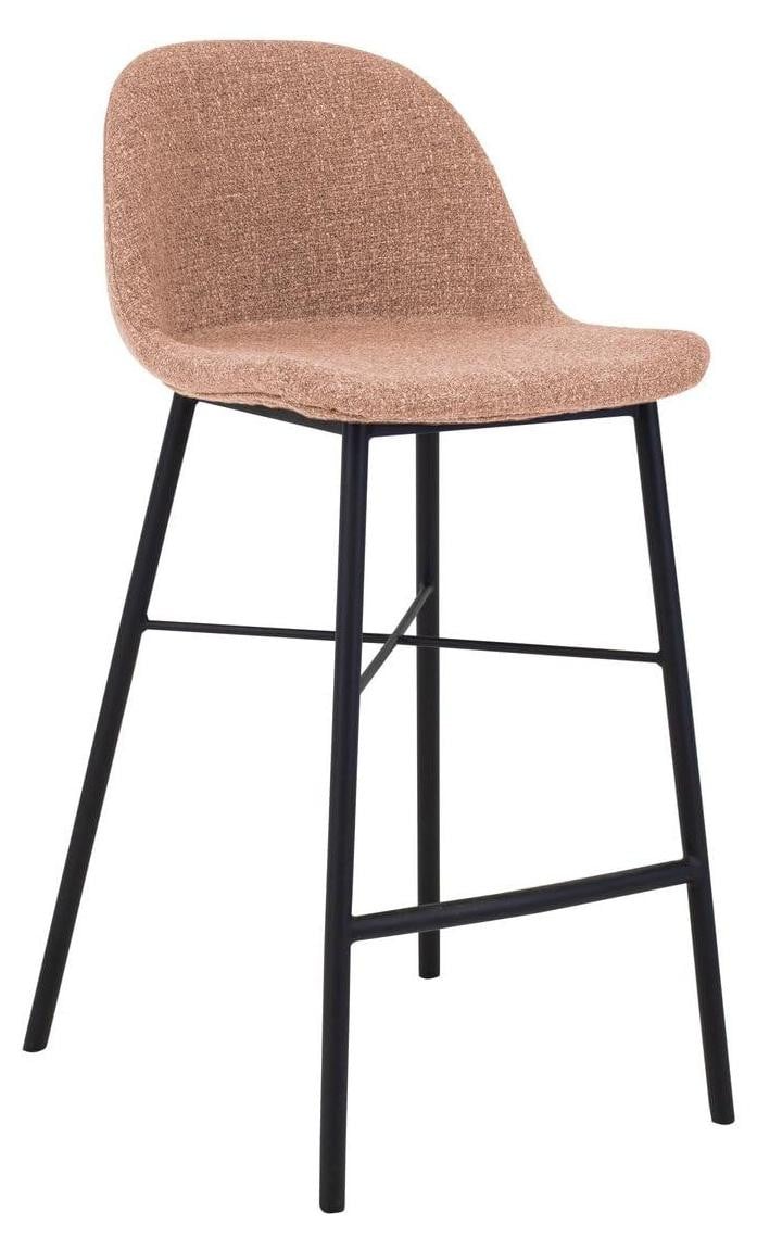 Merkloze barkruk met comfortabele zitting - Roze