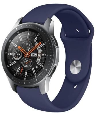 Everyday Crate Samsung Galaxy Watch Active 20mm Silicone Watch Band Soft Adjustable Replacement Watch Strap ocean Blue