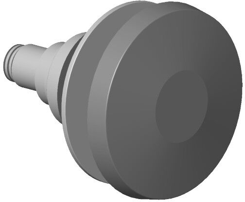 Dornbracht Stopfen Ersatzteile 04312009600 D. 63 x 55 mm Schwarz matt 04312009600-33