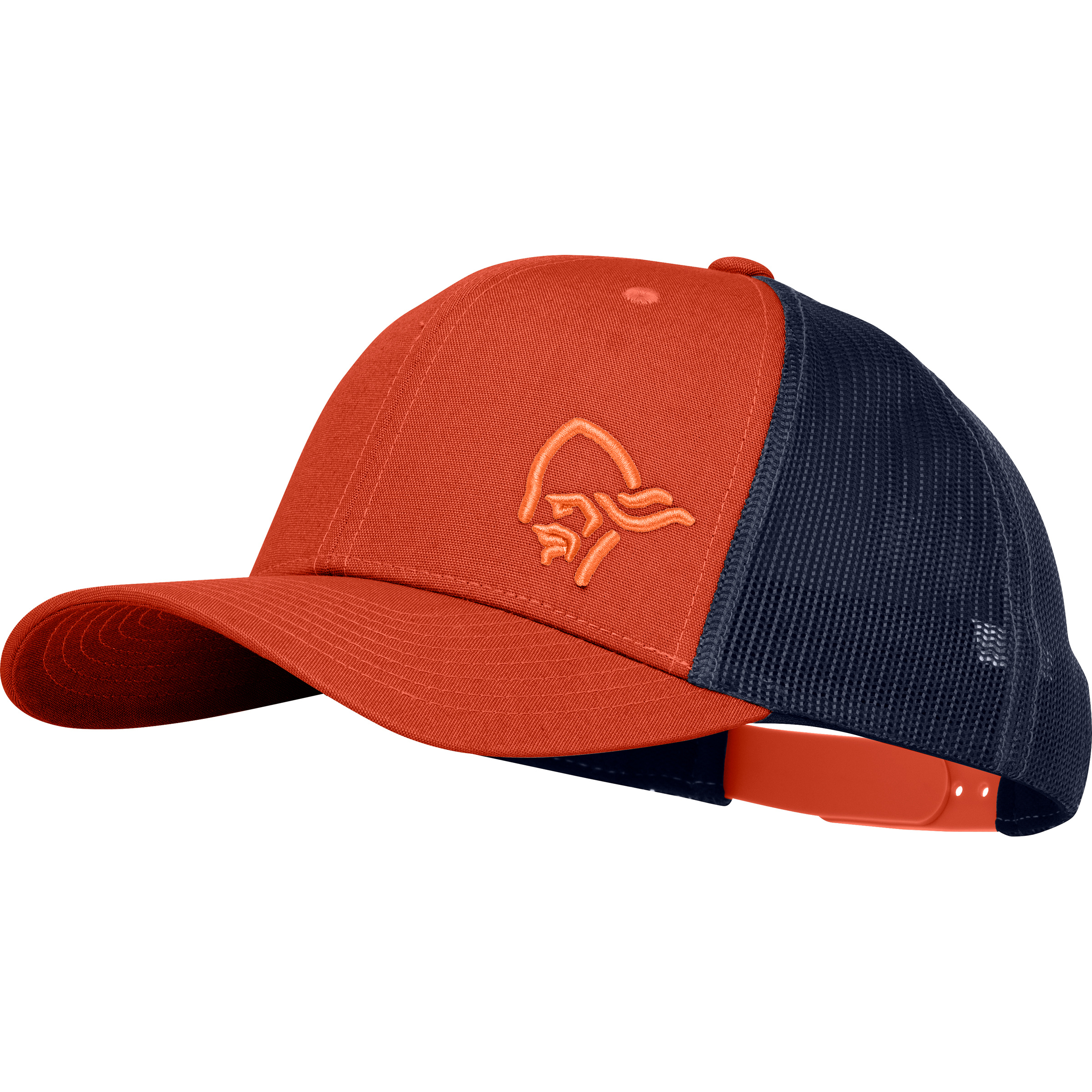 Norrona /29 Trucker Mesh Snap Back Cap Basecaps orange Trekking Hautfreundlich