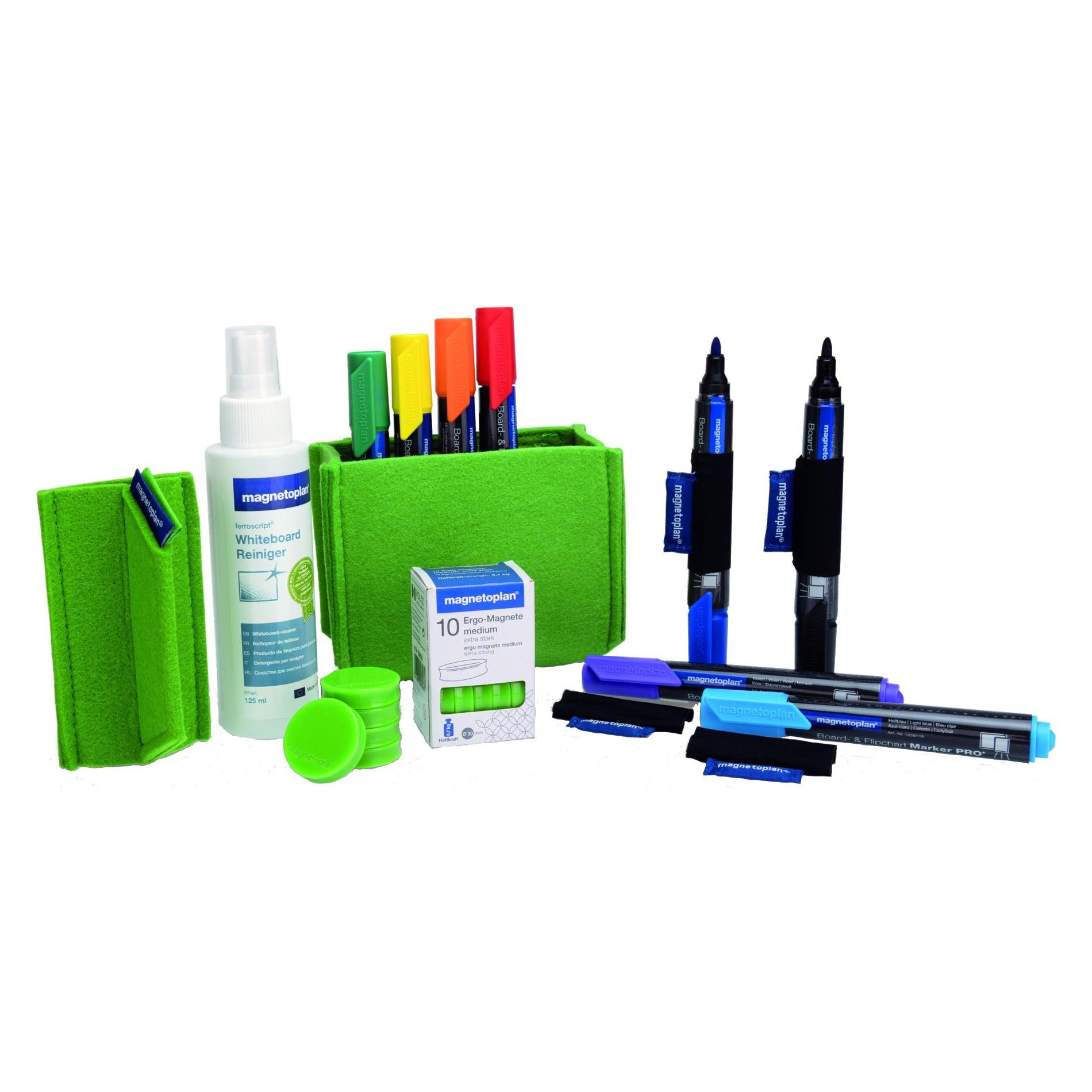 Magnetoplan Whiteboard Essentials Kit, grn (1230905)