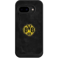 Nivocase Hülle für Google Pixel 9a Handyhülle NIVOcore Case Schwarz BVB Borussia Dortmund Fanartikel (Google Pixel 9a), Smartphone Hülle, Schwarz
