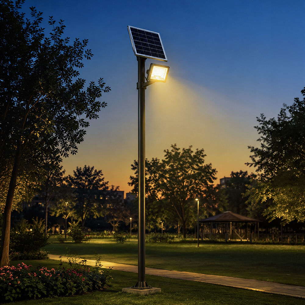V-Tac Faro Led Solare 25w Cct 3000k 4500k 6500k Dimmerabile Con Telecomando Ip65 Nero 24484