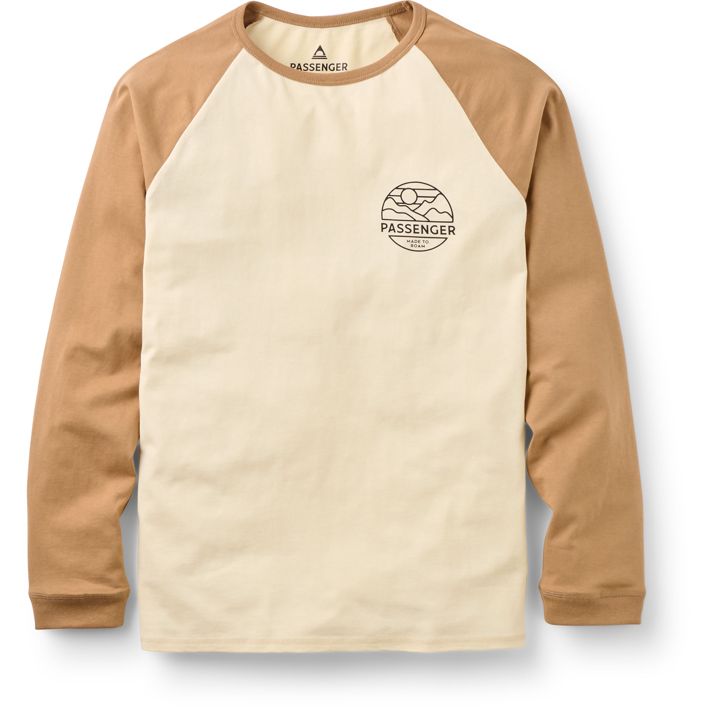 Passenger Laidback Raglan Herren Longsleeves beige Größe L Lifestyle Widerstandsfähig