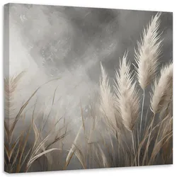 LEINWANDBILD Gras, Natur, Botanik 50x50cm