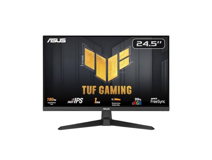 ASUS TUF Gaming VG259Q3A 25-inch gamingmonitor (FHD (1920x1080), 180Hz, snelle IPS, ELMB, 1ms (GTG), Freesync, HDMI 2.0, DisplayPort)