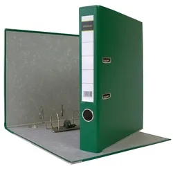Midori 9 x Akten-Ordner PP A4 50 mm Grün Kunststoff Archiv Büroordner Ringordner