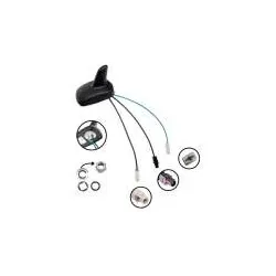 Aktive Antenne Shark AM/FM/DAB+ Universelle Dachantenne in Haifischflossen-Op...