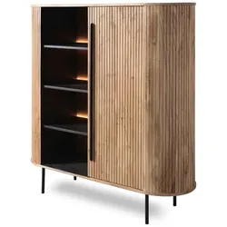 WOLFMÖBEL Highboard Bronx 4477 Holz Braun Akazie
