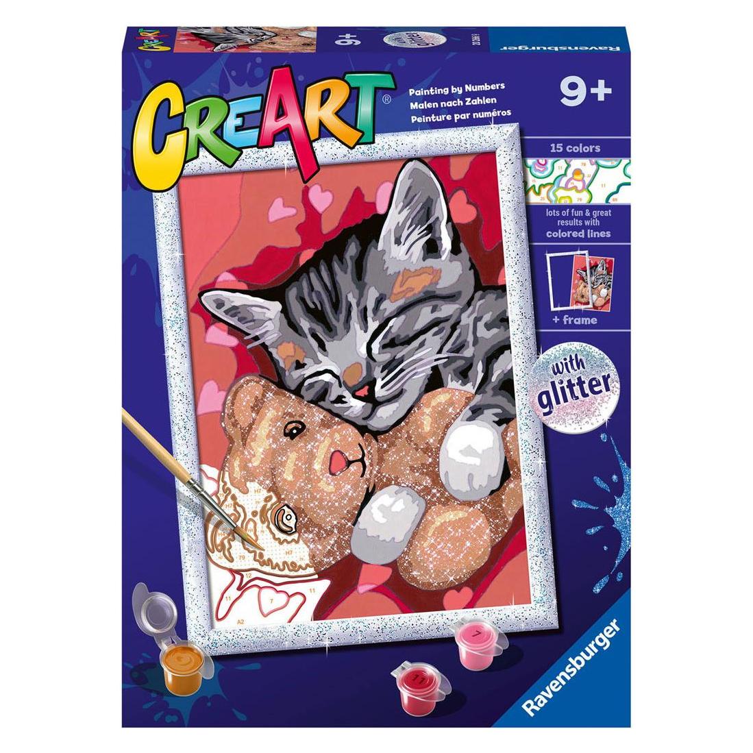 Ravensburger CreArt Series D Classic - Kitten and his teddy bear (202669)