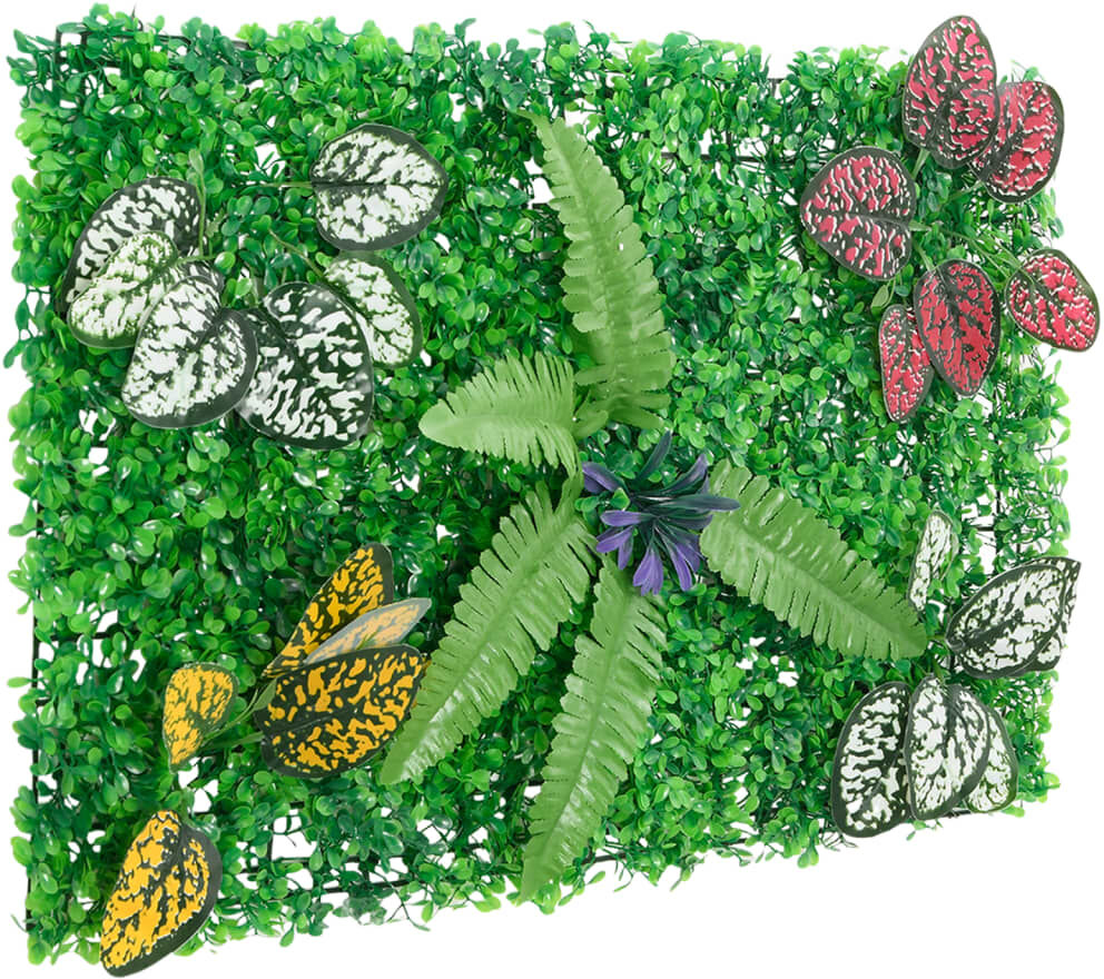 vidaXL Clôture à plantes artificielles 6 pcs vert 40x60 cm