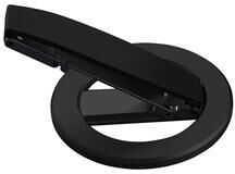 Shopalltechgadgets MagSafe Magnetic Phone Grip Stand With Hand Strap & Car Mount Compatibility black