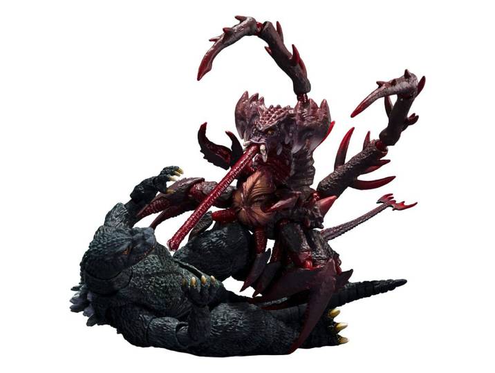 Bandai Tamashii Nations Actionfigur Godzilla vs. Destroyah S.H.MonsterArts Actionfigur Godzilla Jr & Desto