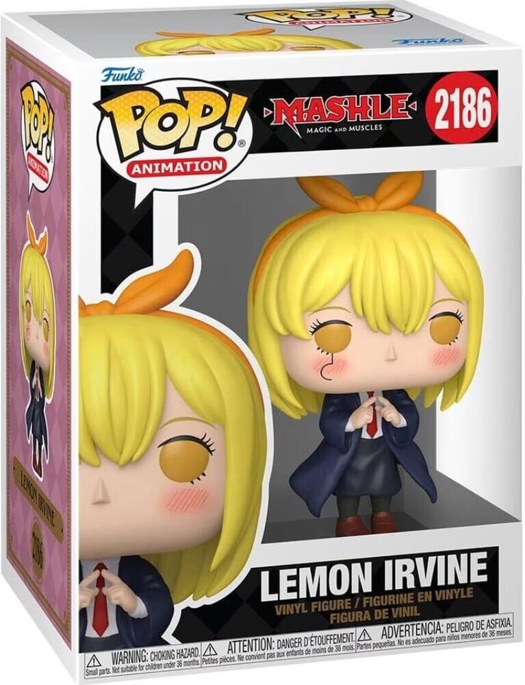 Funko Pop Animation Mashle Lemon Irvine Figura De Vinilo 2186 Talla Única Unisex