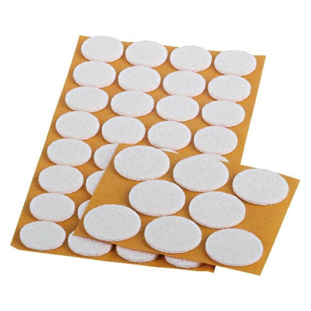 Suki Filzgleiter Set 40-teilig, selbstkl, weiss Inhalt: 40 (Filzgleiter) (58957979)