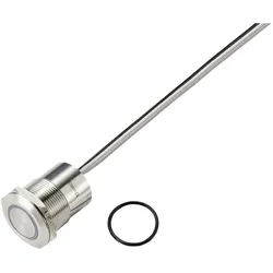 Tru Components Kapazitiver Taster 24 V 0.5 A, Schalter + Taster, Rot, Grün