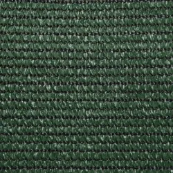 vidaXL Sonnensegel 160 g/m2 Dunkelgrün 5x5x5 m HDPE