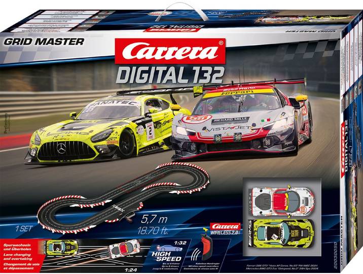 Carrera® Autorennbahn Carrera 20030050 - Digital 132 Grid Master Rennbahn