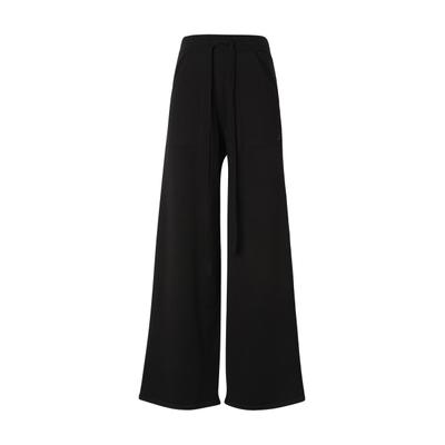 Stoffhose REPLAY "Replay Strickware FP", Damen, Gr. S, US-Größen, schwarz, 50% Viskose, 30% Polyester, 20% Polyamid, unifarben, relaxed fit, Hosen Stoffhose