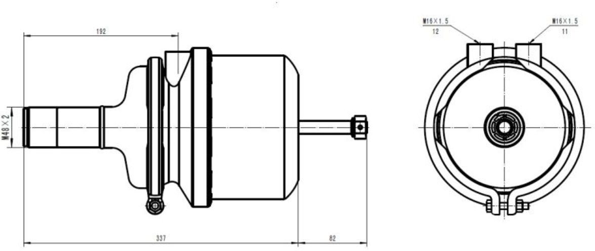 Radzylinder SBP 05-BCT16/24-M48X2