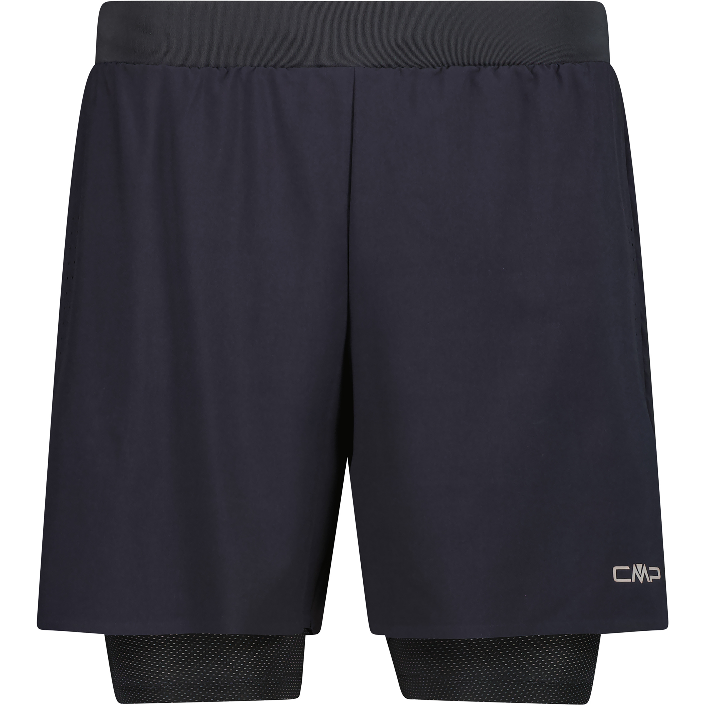 CMP Bermuda 2in1 Herren Kurze Hosen schwarz Größe S Trekking Elastisch