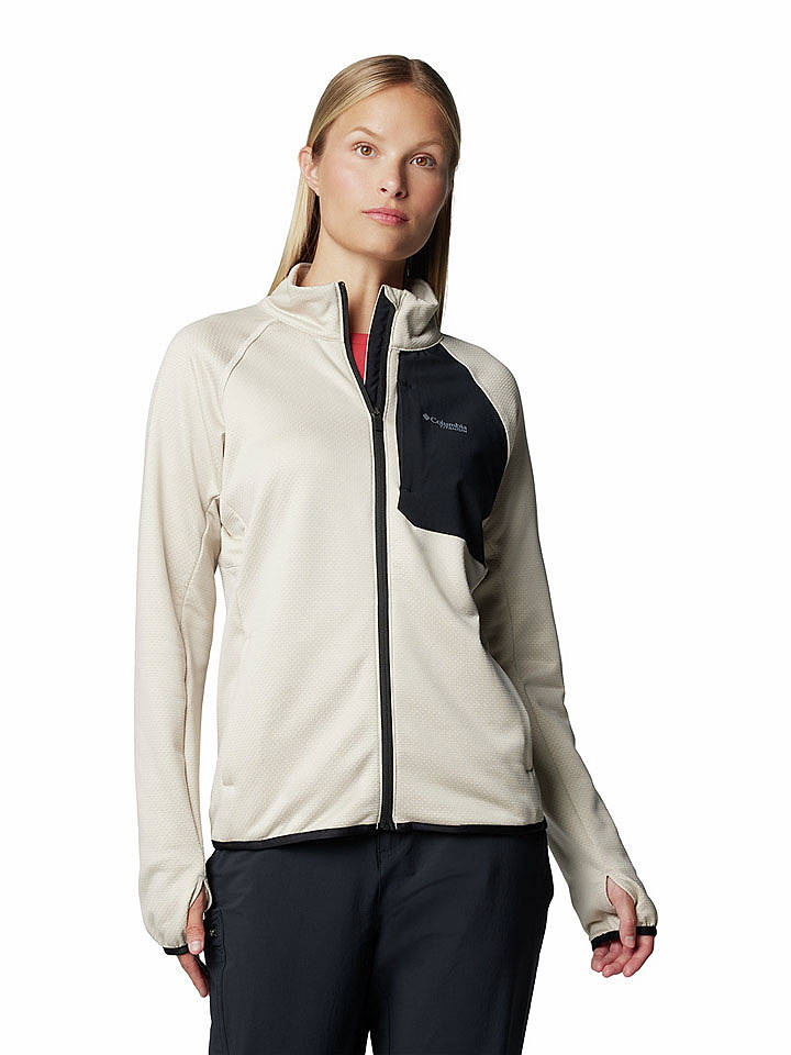 Columbia Fleecejacke "Canyon Grid" in Beige - M