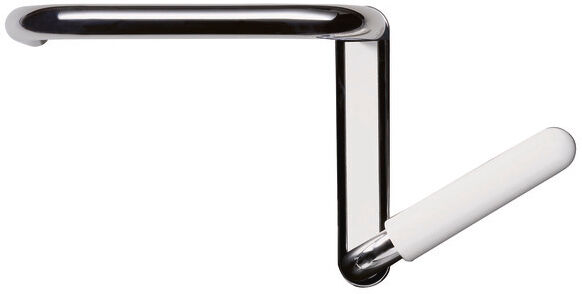 Hewi miroir Hewi White Edition 80203W110L99 plastique blanc, gauche, poignée blanc pur