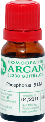 ARCANA Dr. Sewerin GmbH & Co.KG PHOSPHORUS LM 6 Dilution 10 ml 02603240