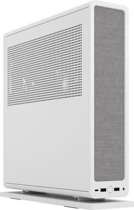 Mini-Tower Gehäuse, Fractal Design Ridge White mITX, PCIe 4.0 Riserkarte, 140mm PWM Lüfter, 35.5x37.5x9.46cm