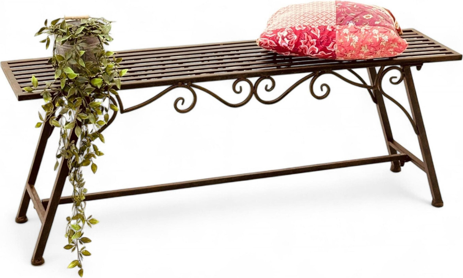 Herbert Denk Tuinbank Cucciu XL met ornamenten, 2-persoons, metaal, antiek design