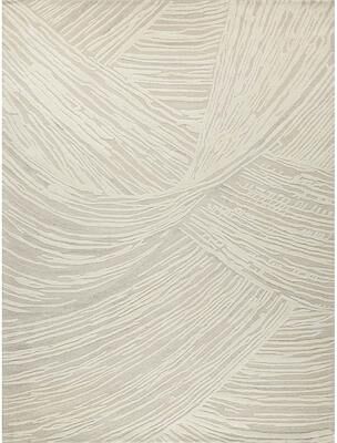 Exquisite Rugs Entro hand-tufted New Zealand Wool Beige/Ivory Area Rug