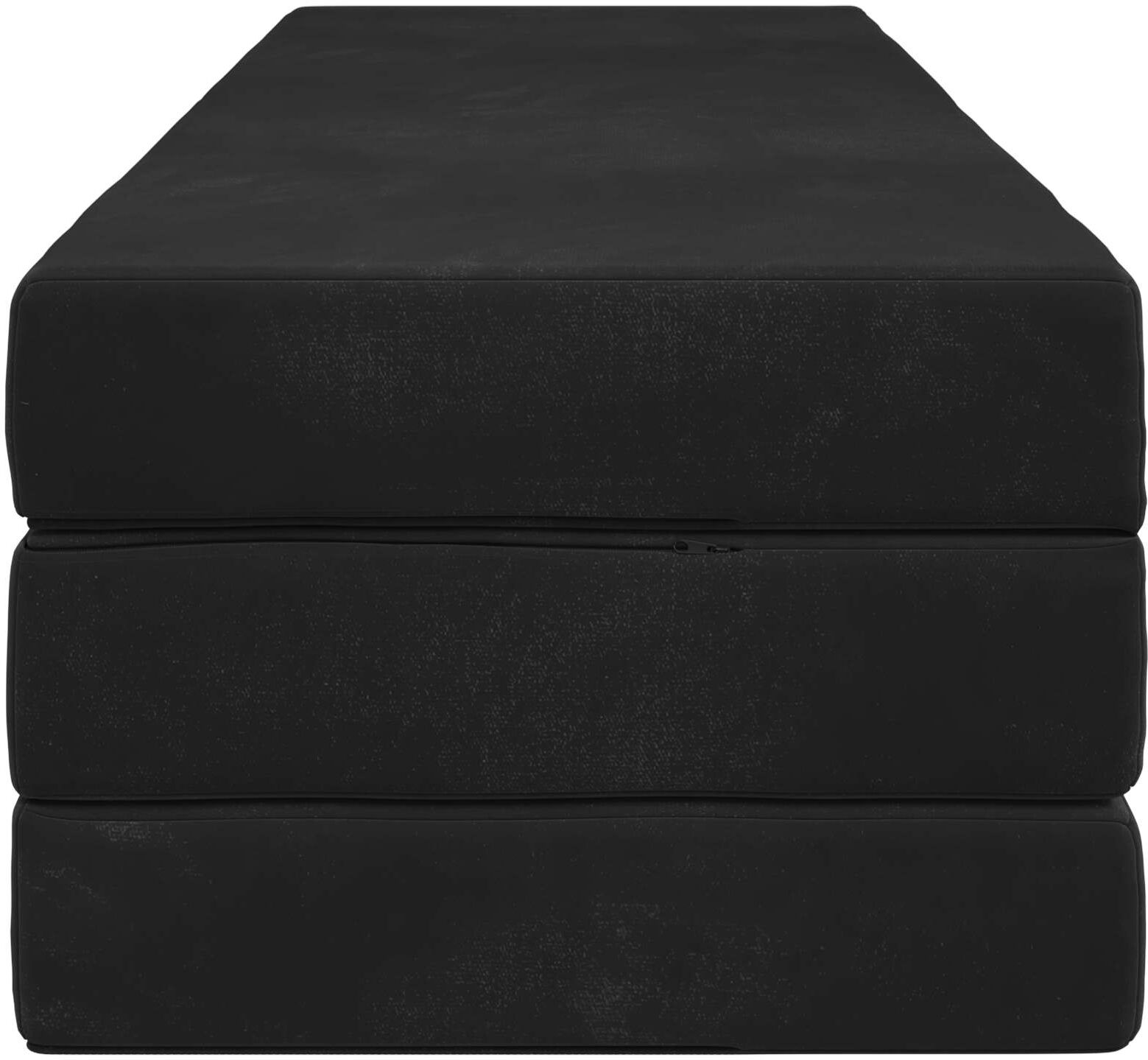 vidaXL Canapé-lit pliable 200 x 67 x 45cm Noir