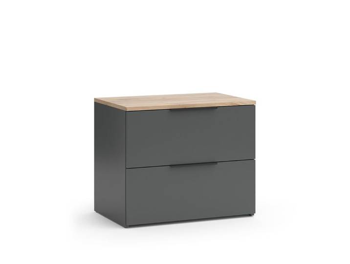 Sideboard Wido 60x50cm avec 2 tiroirs Anthracite Vicco 47679